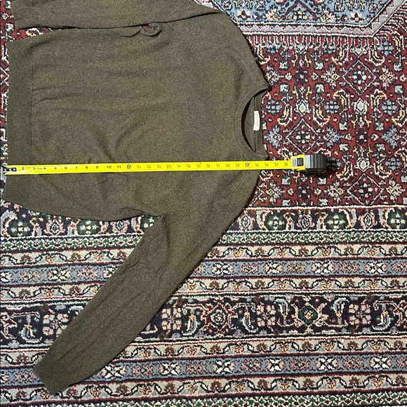 Vintage J. Crew Cotton Cashmere Sweater - Size Large - Picture 4 of 8